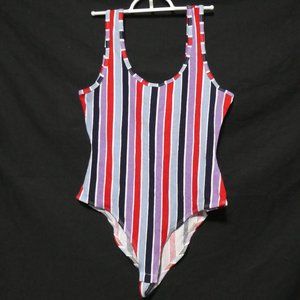 BLUENOTES medium striped bodysuit BNWOT